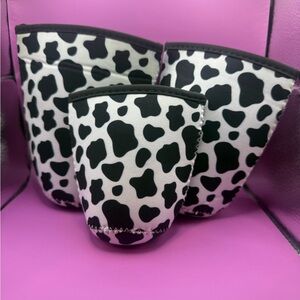 Cow Print Neoprene Cup Sleeves